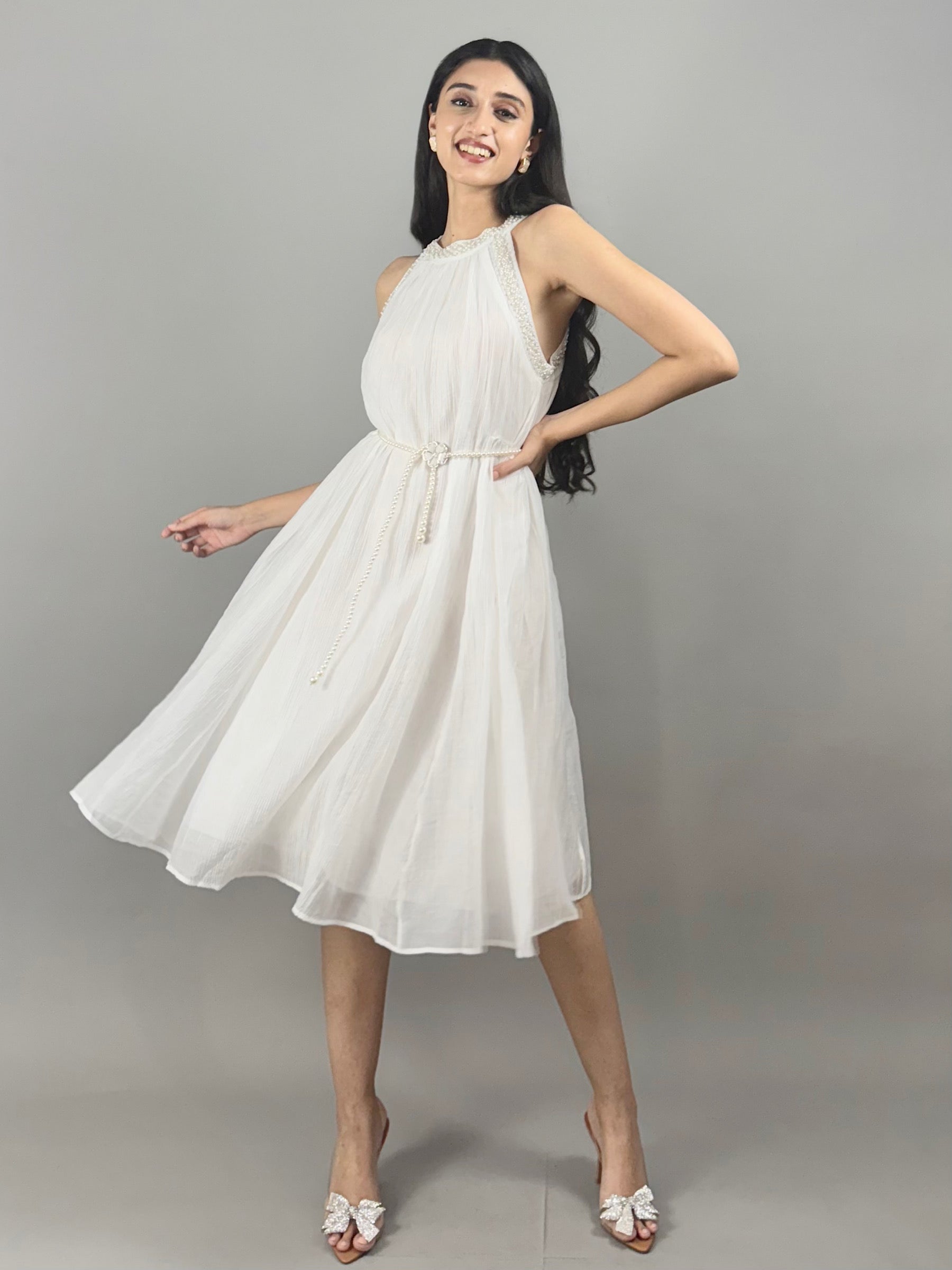 Beaded Haze Dress