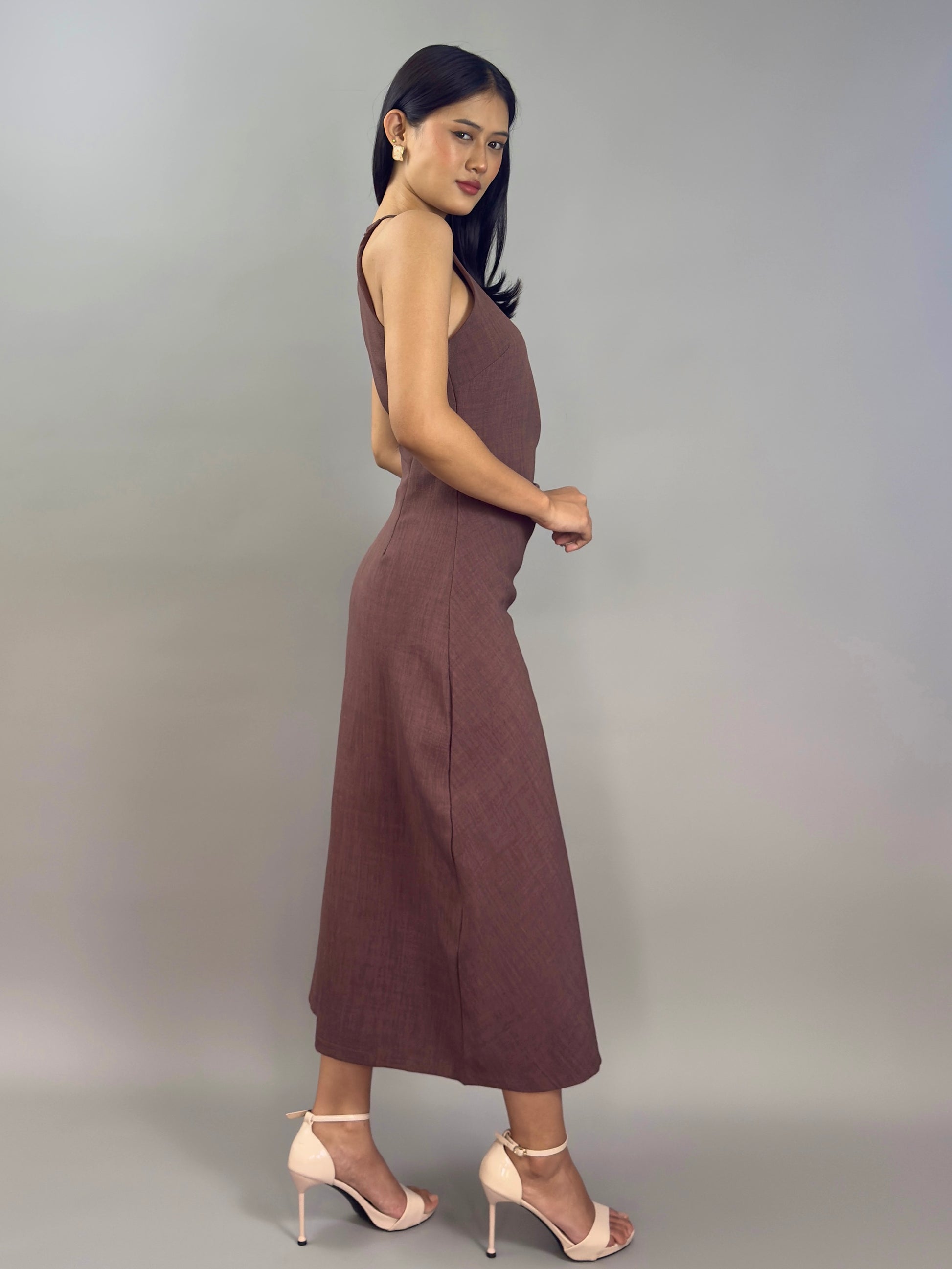 Mocha Sculpt Dress
