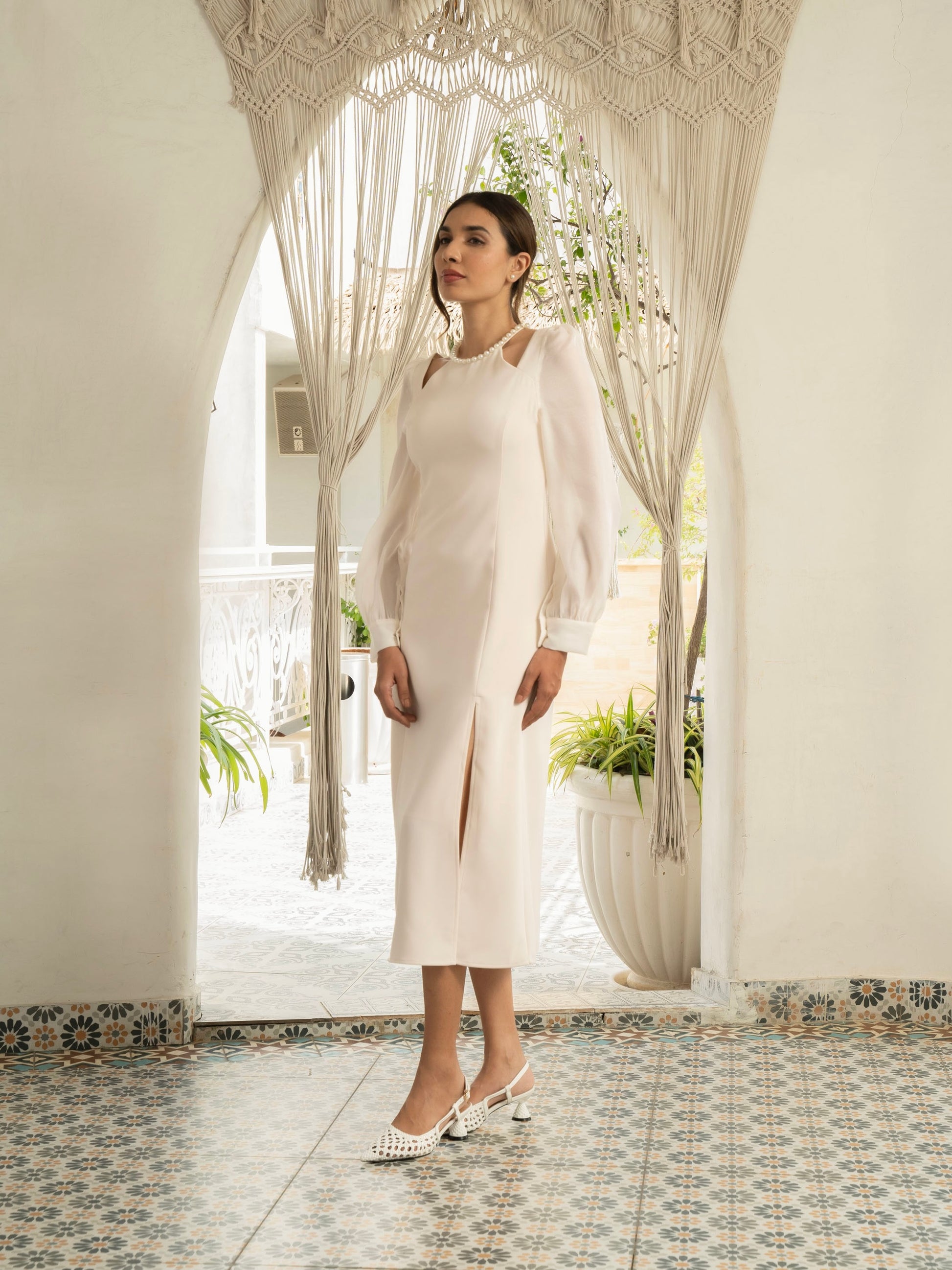 The Celestine Slit Dress