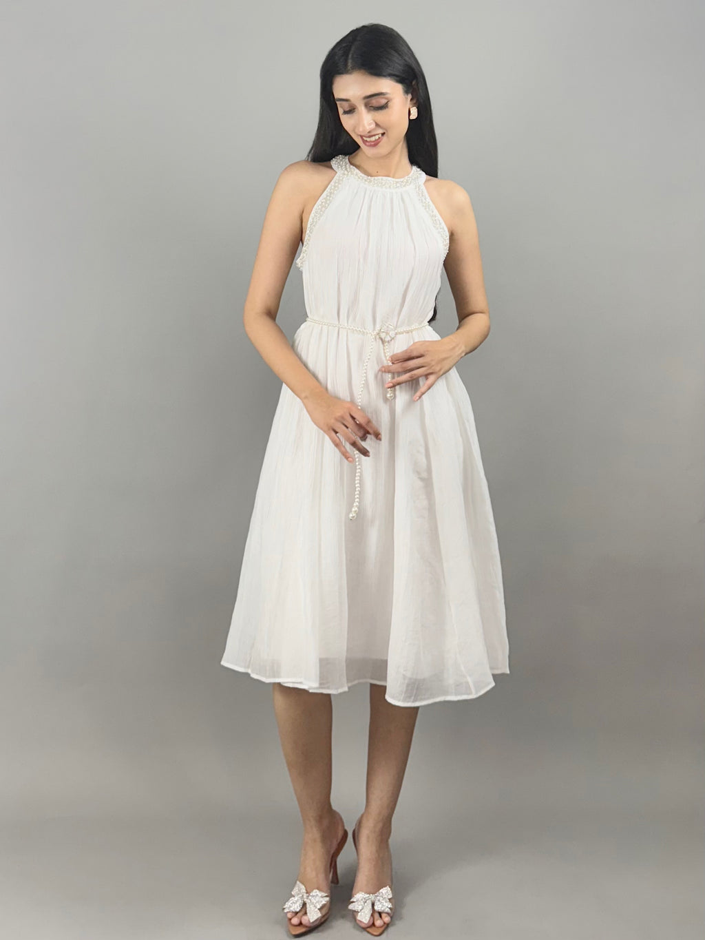 Beaded Haze Dress