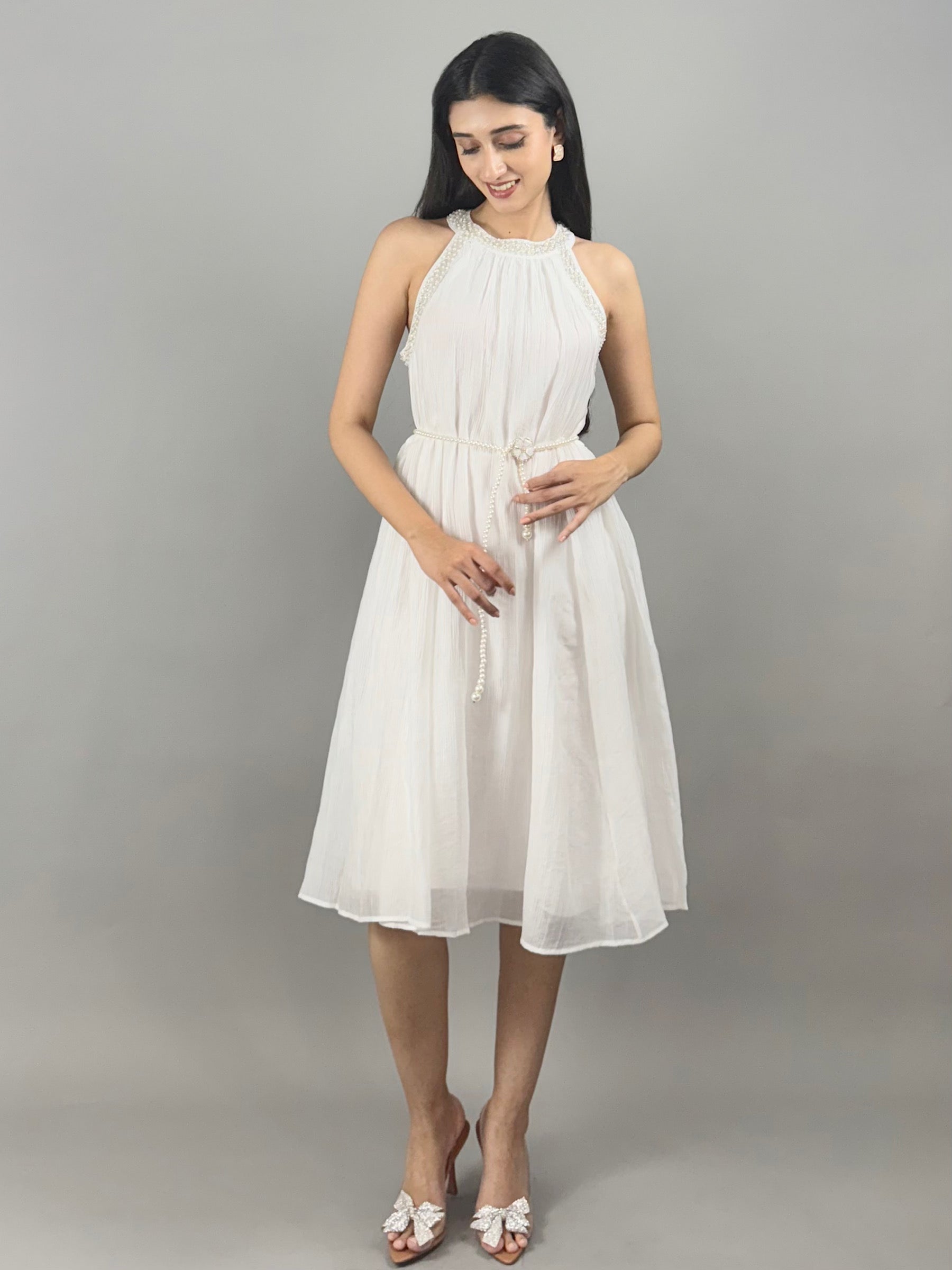 Beaded Haze Dress