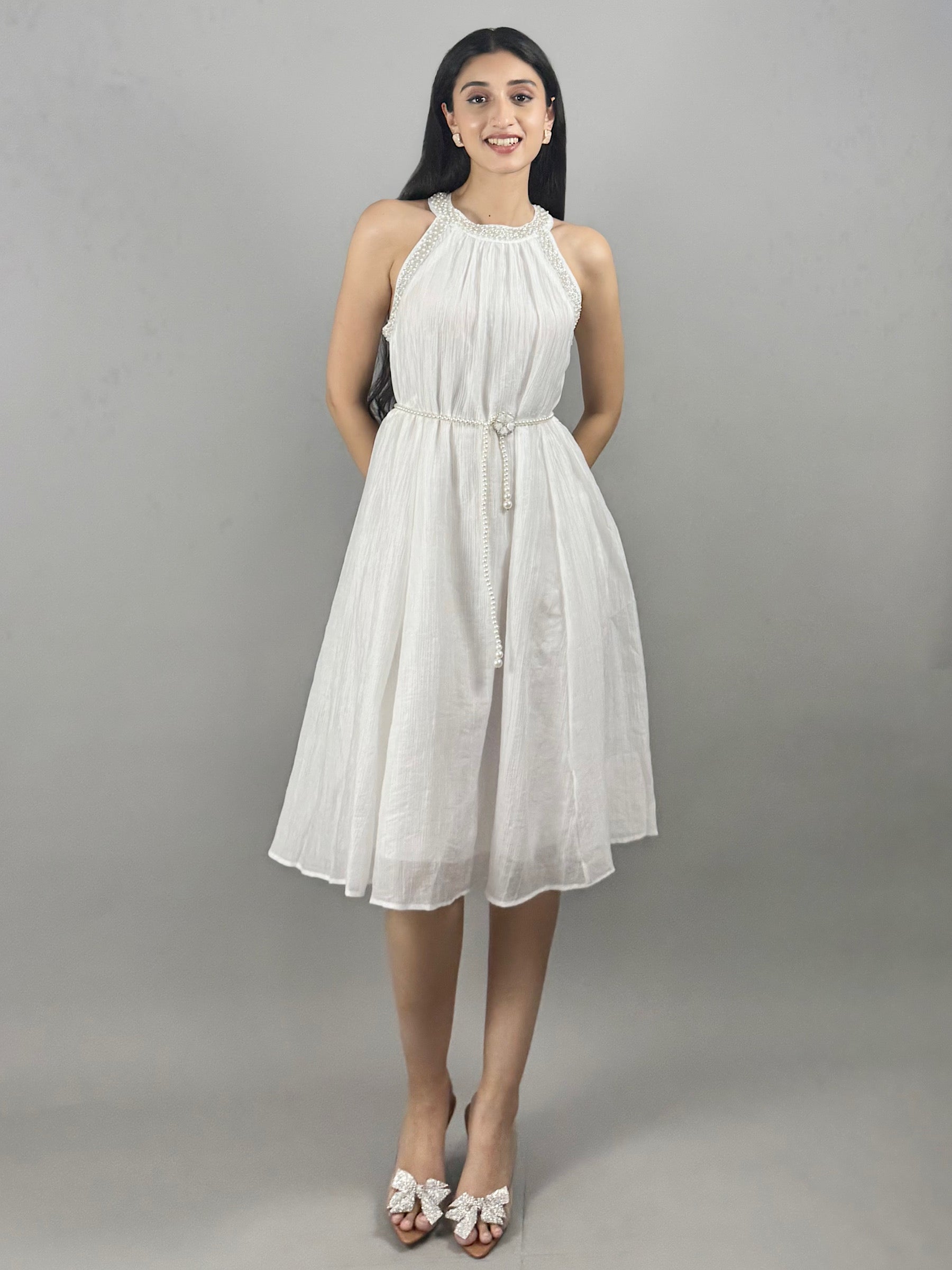 Beaded Haze Dress