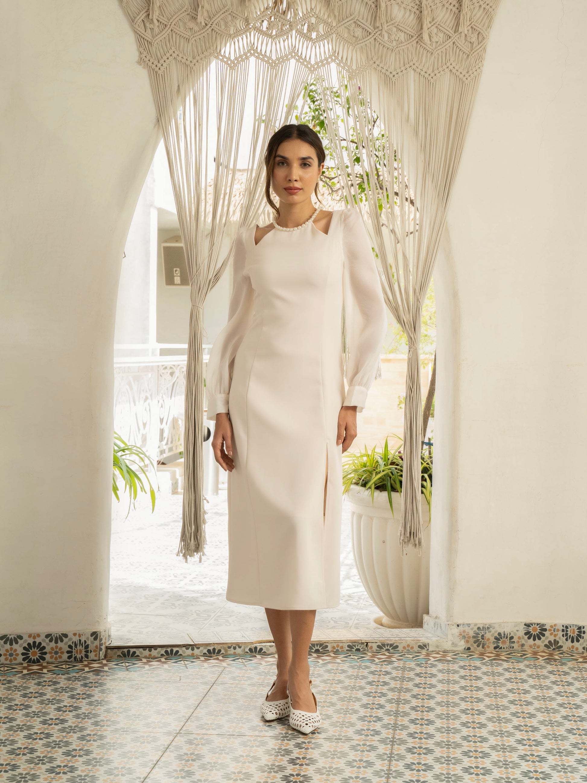 The Celestine Slit Dress